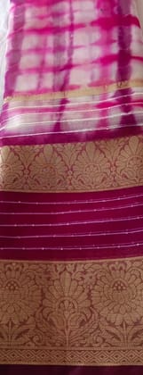 Elegant Indian Traditional Silk Saree with Blouse Work