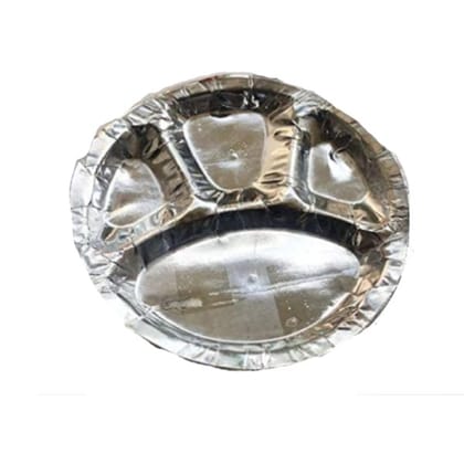 Silver Foil Paper Plate 20 Pcs