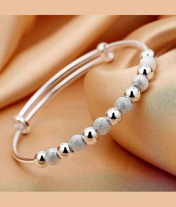 FASHION FRILL Silver Bracelet ( Pack of 1 )