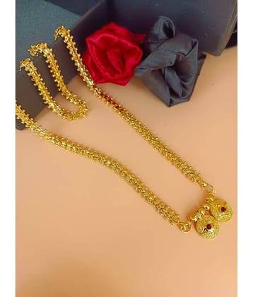 JIPPA Golden Mangalsutra ( Pack of 1 )