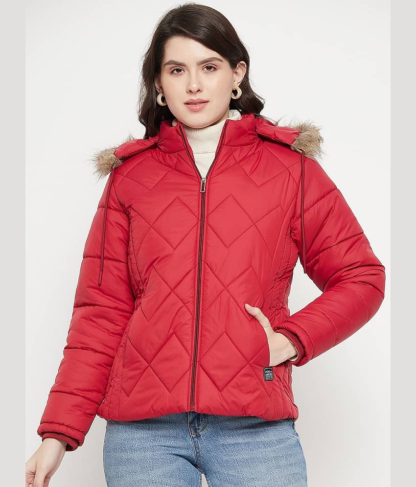VERO AMORE - Polyester Maroon Parka Jackets Pack of 1