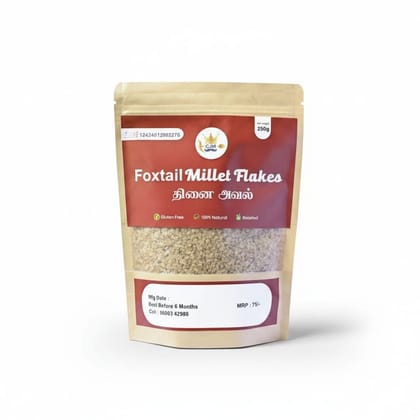 Foxtail Millet Flakes - 250 gm - One stand-up pouch
