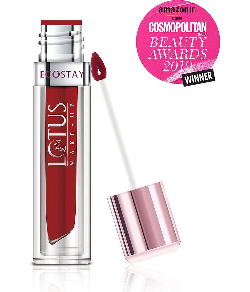 Lotus Make,Up Ecostay Matte Lip Lacquer , Rose Bloom EL10.4g