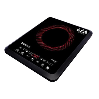 Usha Cookjoy CJ2000WTC 2000W Touch-Control Induction Cooktop (Black)