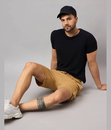 Club York Brown Cotton Blend Men's Cargos ( Pack of 1 )