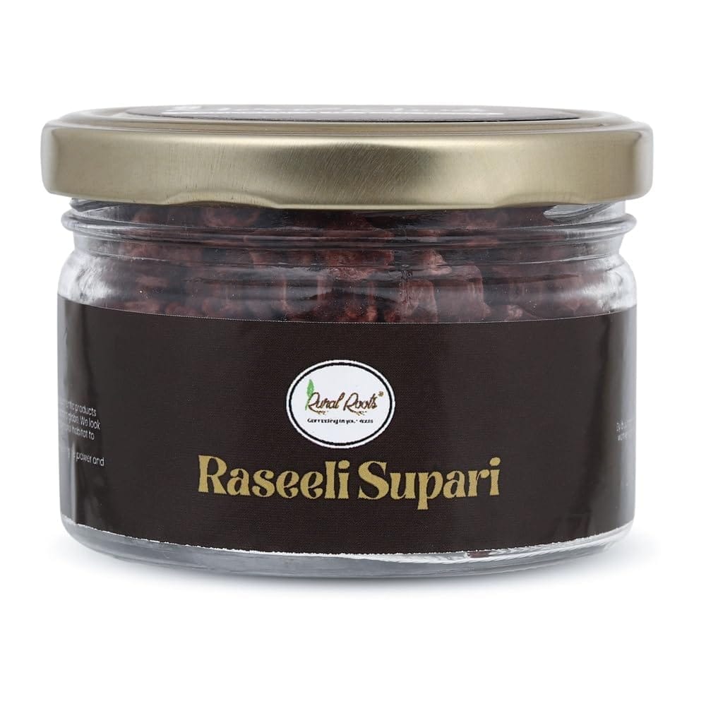 Rural Roots Raseeli Supari - Mouth-Watering Betel Nut Treat, Refreshing & Flavorful, Authentic Indian Taste, Digestive Aid, 150g Pack