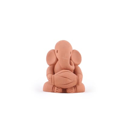 Tisser Terracotta dholak ganesh 3 x 3