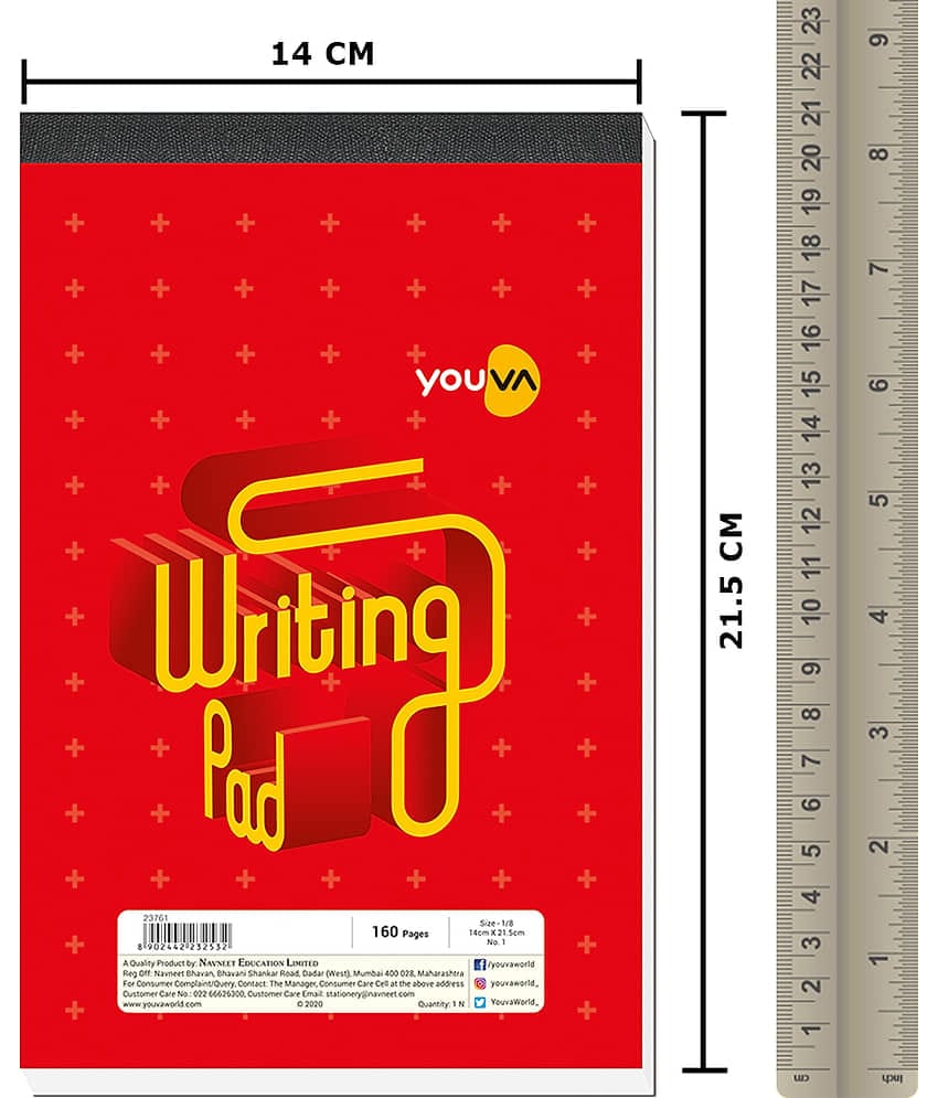Navneet Youva - Ruled Writing Pad ( Pack of 6 )