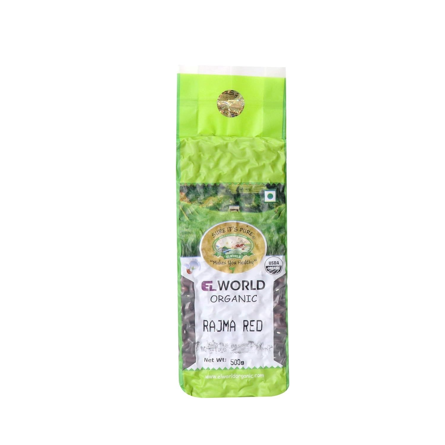 Elworld Agro & Organic Food Products Rajma Red 500g