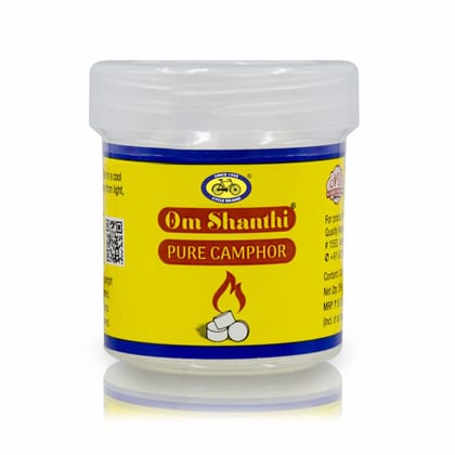 Cycle Brand Om Shanthi Pure Camphor, 25N Cycle Brand Om Shanthi Pure Camphor, 25N