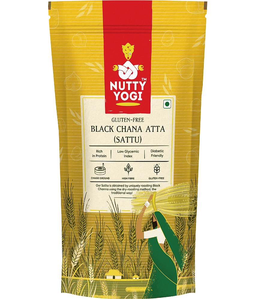 Nutty Yogi Black Chana Sattu 800 gm