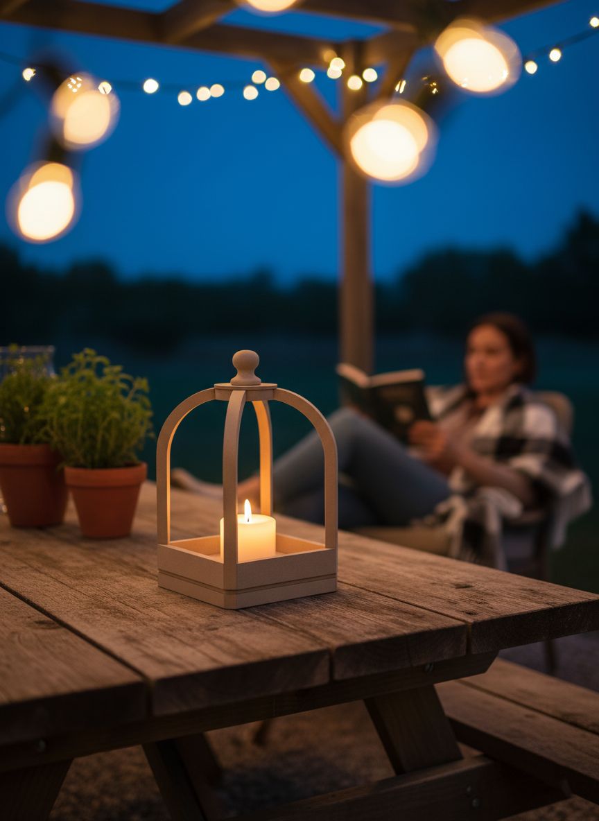 Dbeautify's Dome-Shaped Lantern Candle Holder
