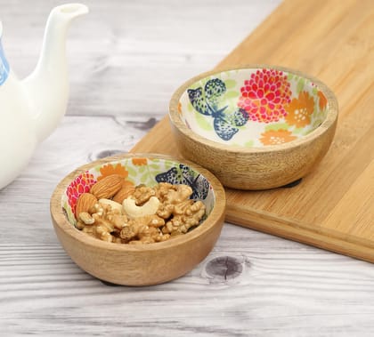 India Circus Monarch'S Cadence Snack Bowl Set Of 2