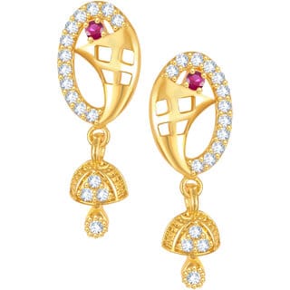 Vighnaharta Beautiful Gold Plated Screw back alloy Studs Earring for Women and Girls [VFJ1875ERG ]