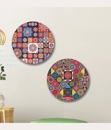 Saf Premium Abstract wall hanging MDF Painting