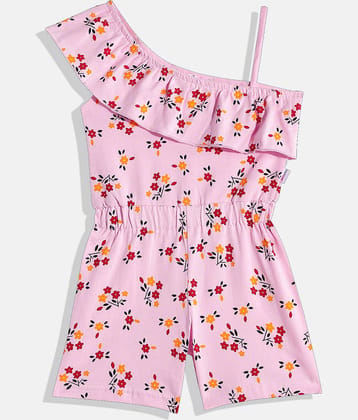 CATCUB Girls Cotton Jumpsuit ( Pack of 1 , Yellow )