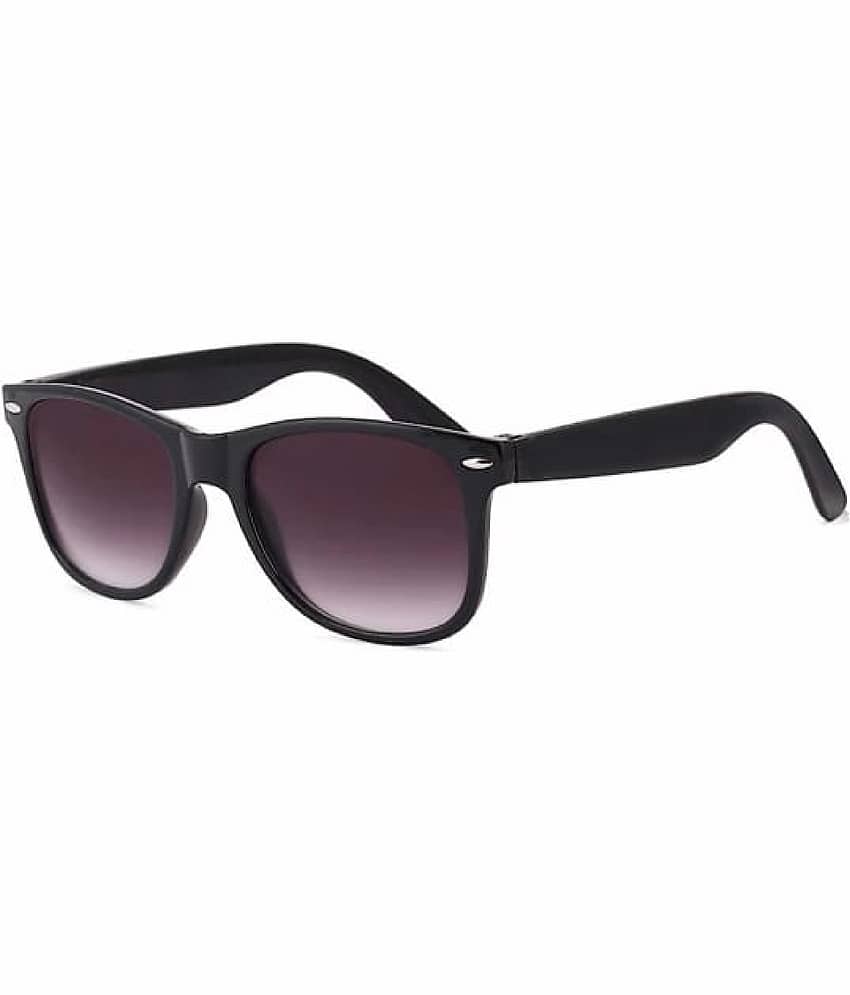 PIRASO Black Rectangular Sunglasses ( Pack of 1 )