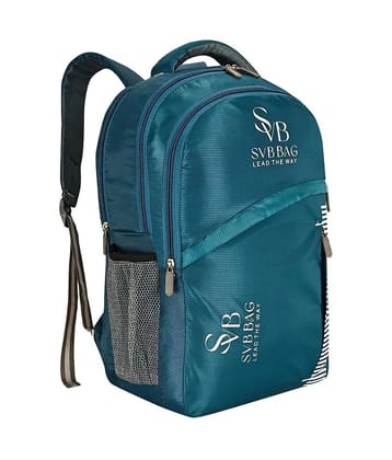 SVB BAG 35 Ltrs Polyester Backpack *For Boys & Girls ( Teal ) - Teal
