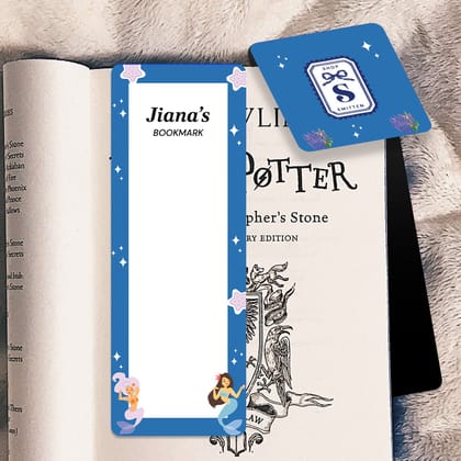 Sassy Mermaid Kids Bookmark-AquaMarine