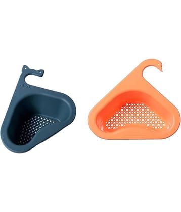 kare beauty Multicolor Plastic Strainer Set ( Pack of 2 )