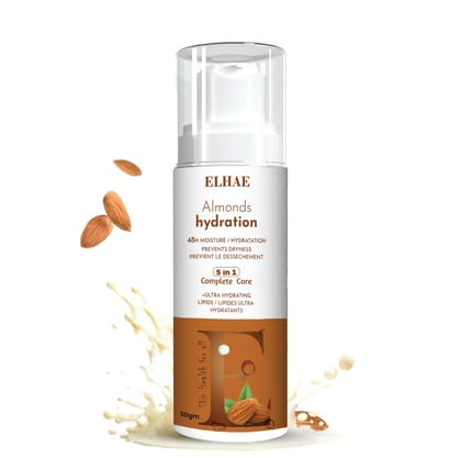 ELHAE Original Scent Body & Hand Lotion, Dry Skin Moisturizer with Hydraluncence Blend and Cherry Almond Essence, 50ml