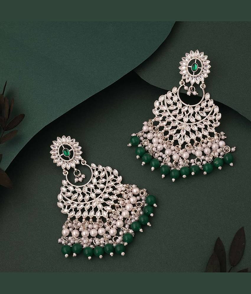 Lyriss Multicolor Chandelier Earrings ( Pack of 1 )