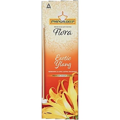 Mangaldeep Flora Dry Dhoop Sticks - Exotic Ylang, 24 pcs