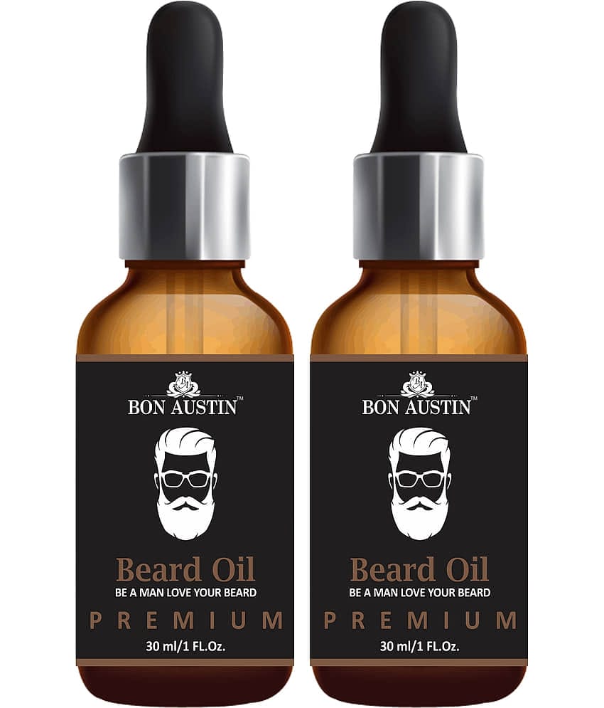 Bon Austin - 60mL Growth Increasing Beard Oil (Pack of 2)