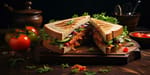Hot And Tasty Sandwich