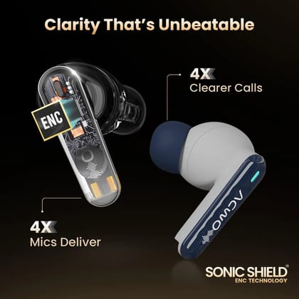 DwOTS 727  Tws Earbuds Denim Blue