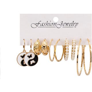 Trendy Shiny Hoop Earring