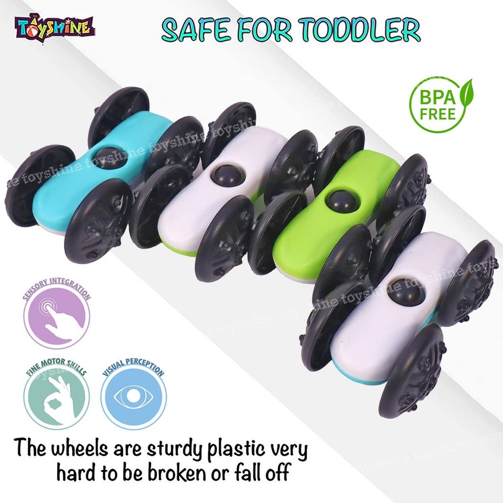 Racer Ramp Toy With 4 Cars, 4 Ramps And Race Track For 1, 2, 3 Toddlers, Boys & Girls Educational Vehicle With Figures