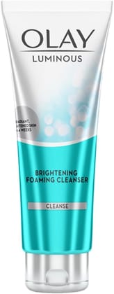 Olay Luminous Brightening Foaming Cleanser | Face Wash | Clear and Even Skin | With Glycerin | Normal, Oily, Dry, Combination Skin | 100g