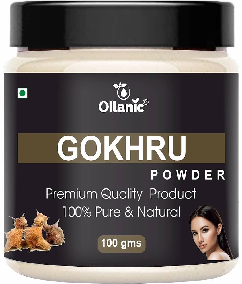 Oilanic Natural Gokhru Powder For Haircare Face Mask Masks 100 gm