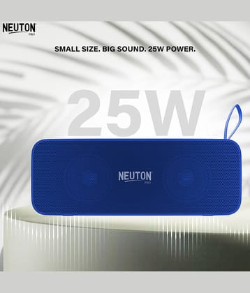 NEUTON PRO BADSHAH 25 W Bluetooth Speaker Bluetooth v5.0 with USB,Aux,SD card Slot Playback Time 4 hrs Blue