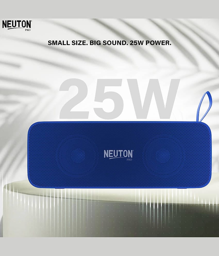 NEUTON PRO BADSHAH 25 W Bluetooth Speaker Bluetooth v5.0 with USB,Aux,SD card Slot Playback Time 4 hrs Blue
