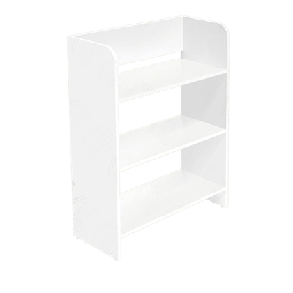 Engineered Wood Bookcase with 3 Tier Books Storage Organizer for Kids Multipurpose Shelves for Home, Office, School, Study Room Open Display & Utility_assorted colour