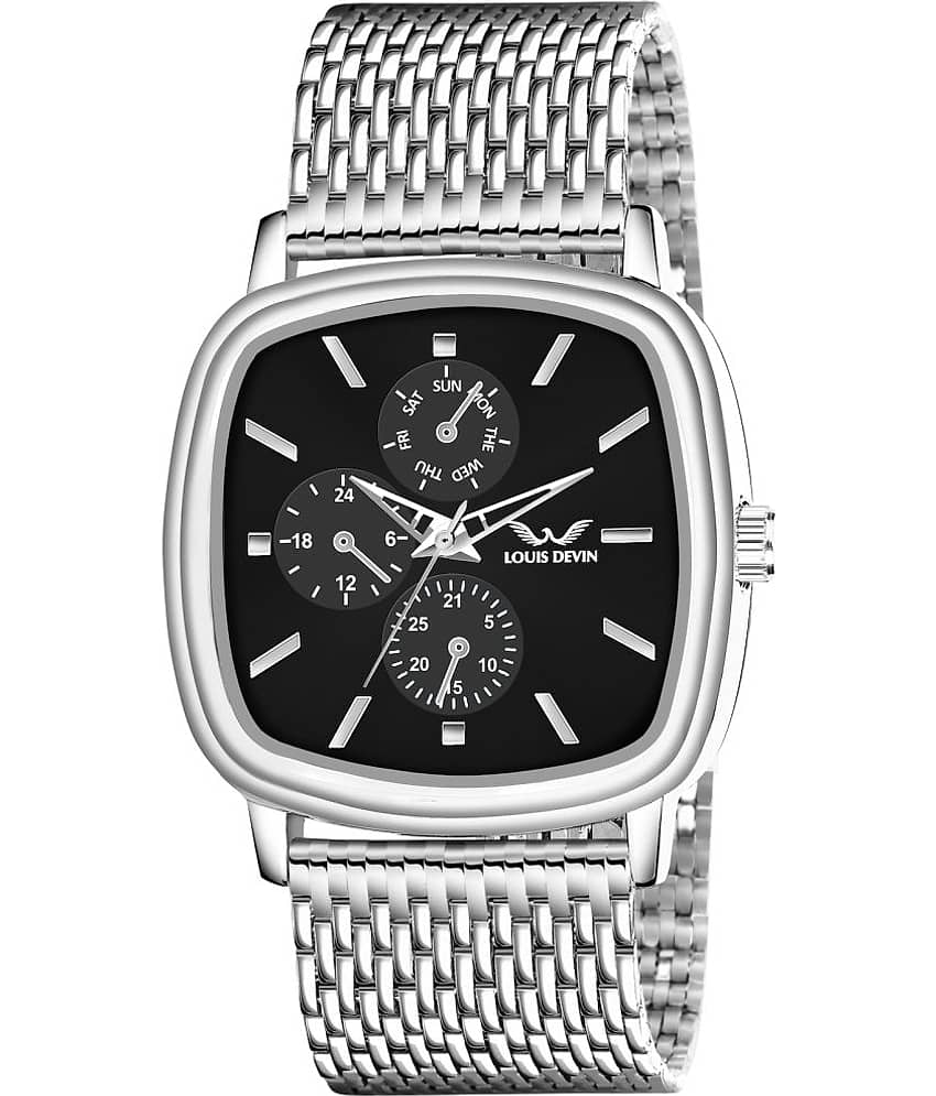 LOUIS DEVIN Silver Metal Analog Men's Watch