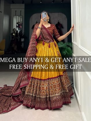 Pure Dolla Silk Chaniya Choli - Traditional Indian Lehenga Choli Set