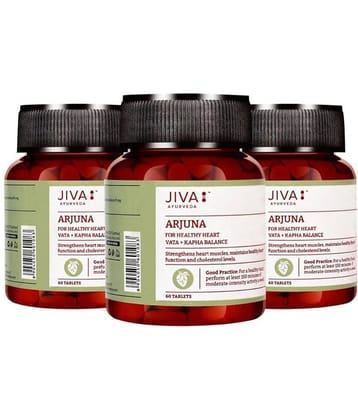 Jiva Arjuna Tablet Promotes Heart Health -60 Nos (Pack of 3)
