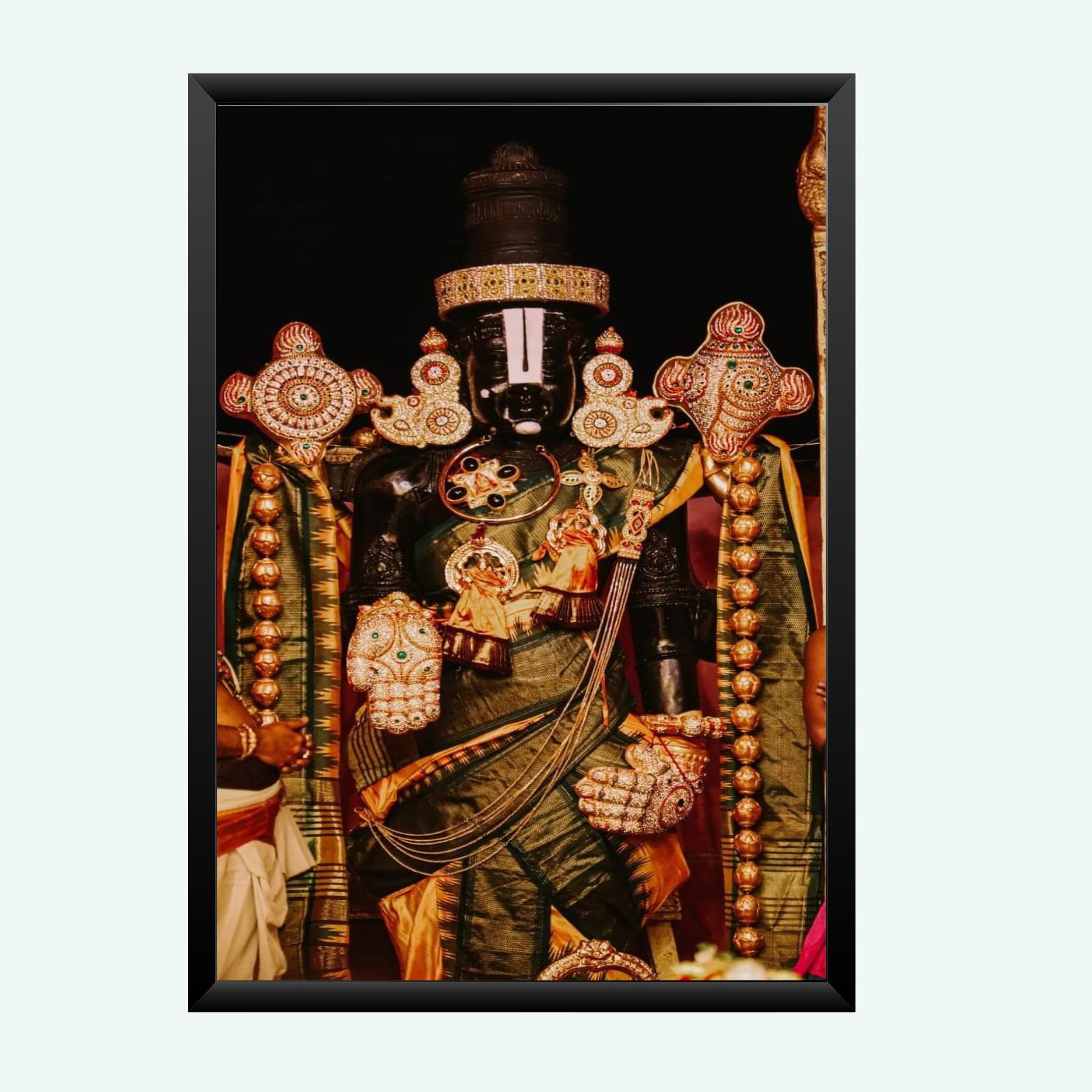 NOKKES tirupati blalaji Venkateswara tirupati blalaji Photo Frames Religious Photo frame 5X7 Inch Photo Frame_AQW22
