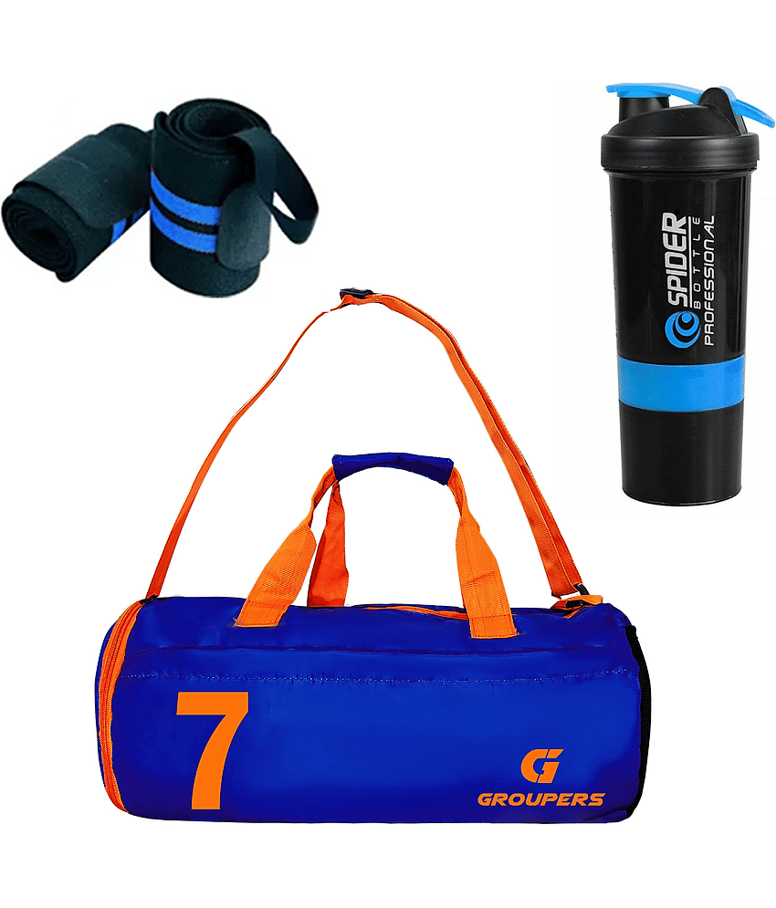 GROUPERS Polyester BLACK 20 Ltrs Gym Bag