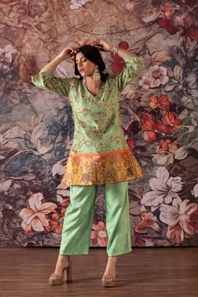 Pista Floral Print Co Ord Set-XS