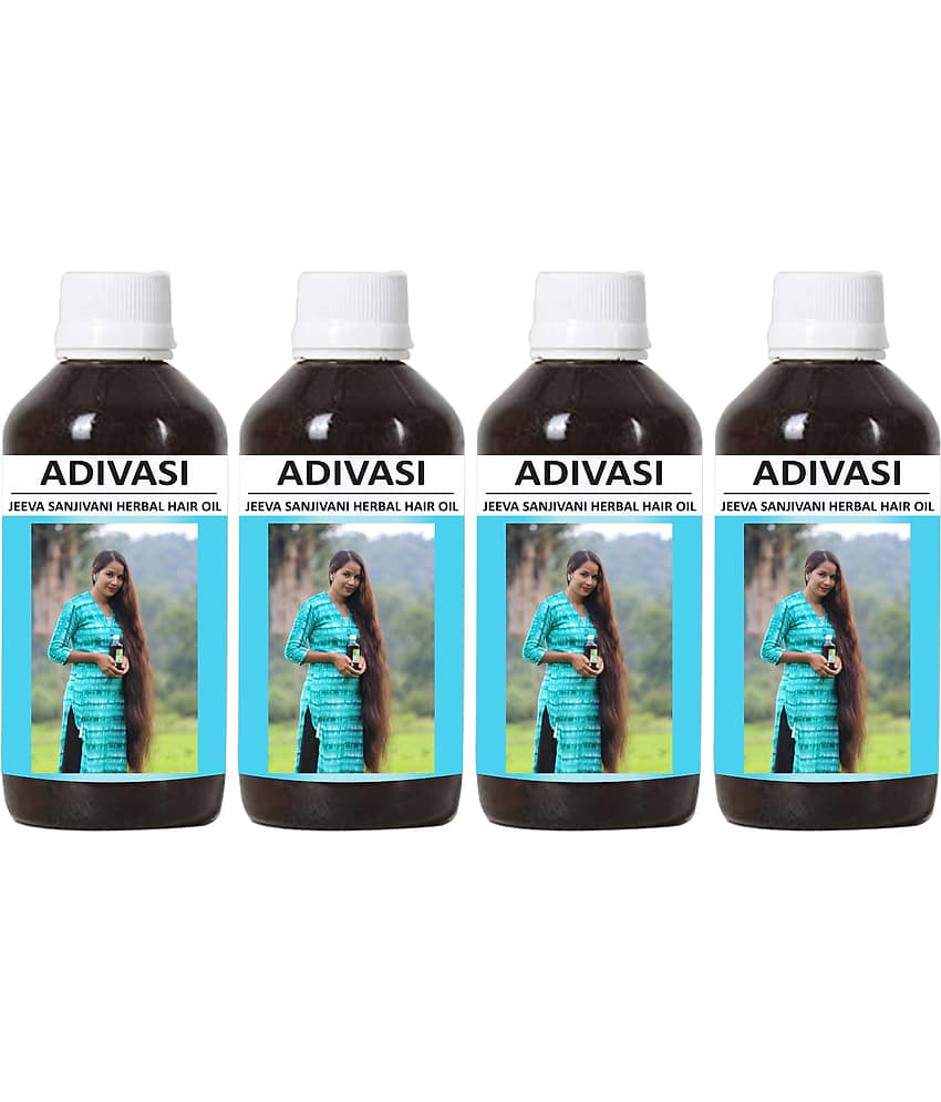 Oilanic Adivasi Jeeva  Sanjivani Hair Oil Combo of  50 mL Pack of 4