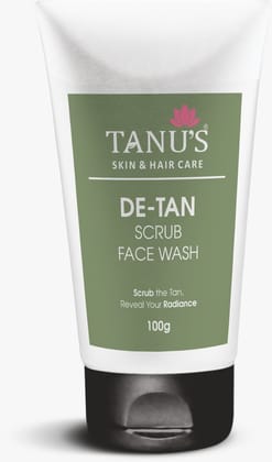 DE-TAN SCRUB FACE WASH