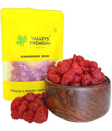 Valleys Premium Kashmiri Sun Dried And Dehydrated Strawberries 800 Gram