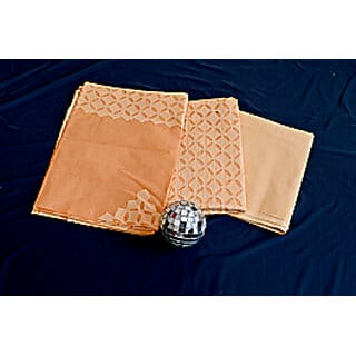 Applique Cotton Dress Material Suit Set