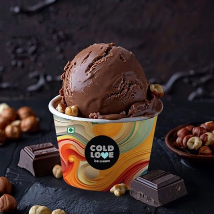 Chocolate Hazelnut Ice Cream [1 Cup, 120 Ml]
