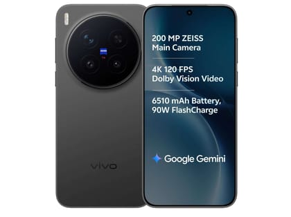 Vivo X300 Pro 5G (16GB RAM, 512GB Storage) 5G Mobile Phone with FHD+ Display, Smooth Performance & Powerful Battery - Elite Black