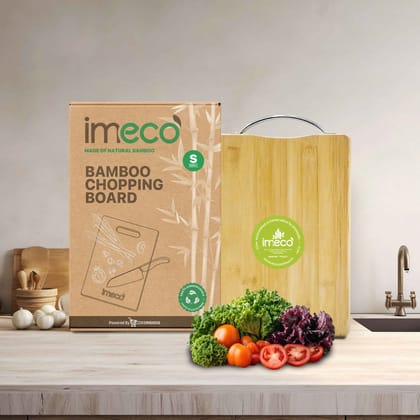 IMECO Dual Sided Bamboo Chopping Board (Small) | Eco-Friendly Kitchen Tool | Daily Food Prep IMECO Dual Sided Bamboo Chopping Board (Small) | Eco-Friendly Kitchen Tool | Daily Food Prep